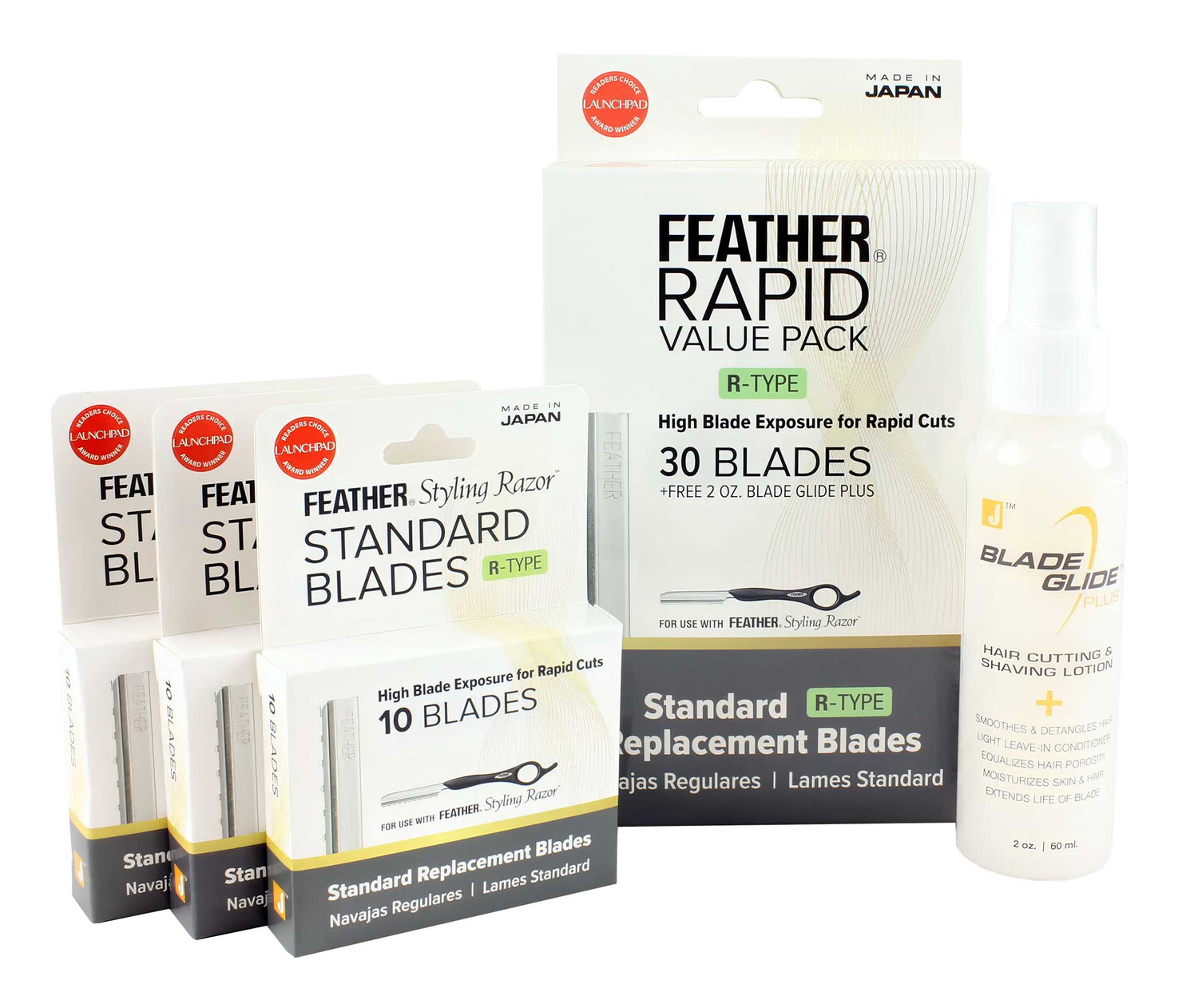 Feather Rapid Value Pack - 30 R-Type Blades