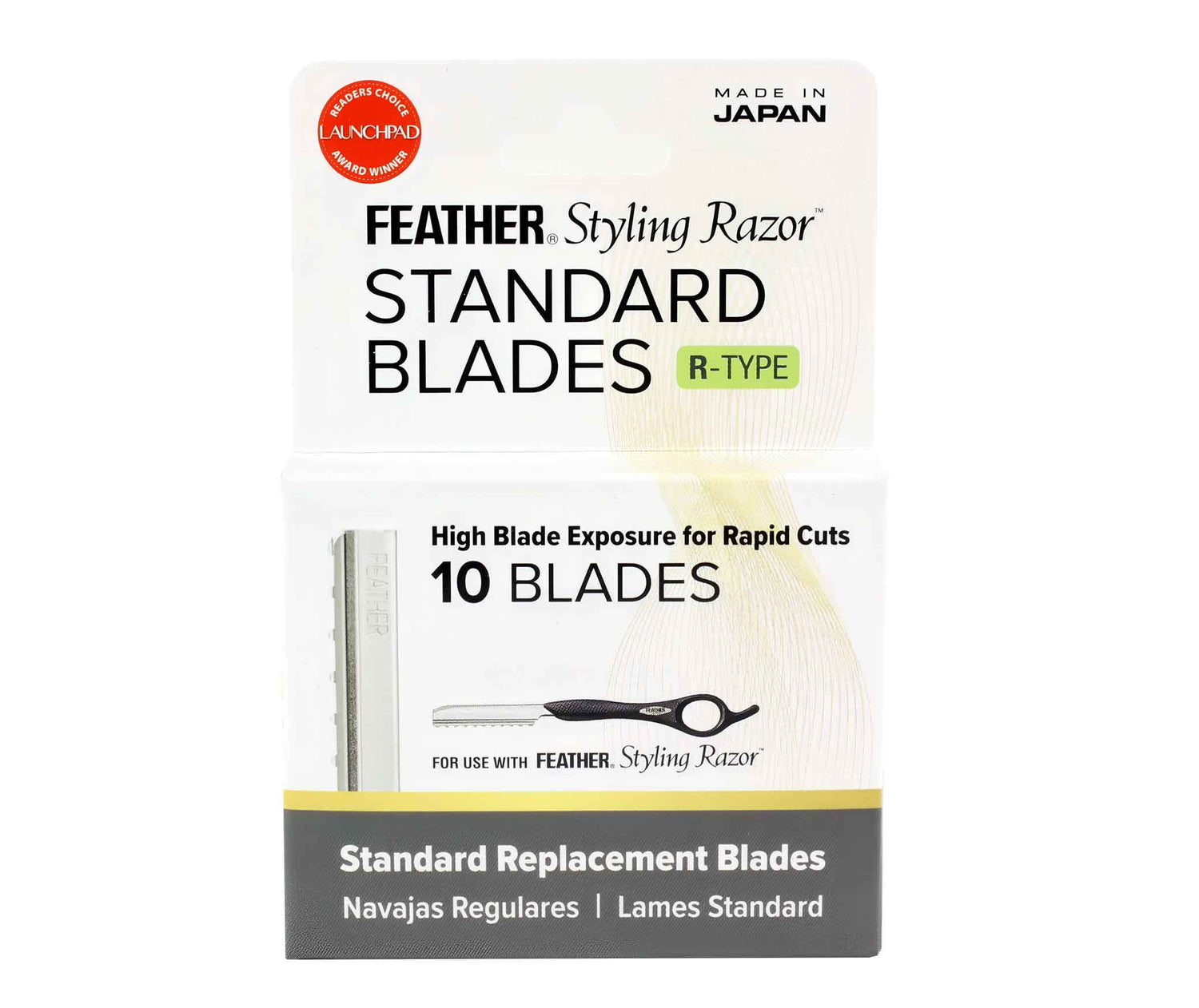 Feather Styling Razor Standard R-Type Blades 10pk