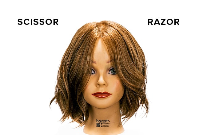 How to Texturize Hair Using Scissors vs. a Razor on a One Length Bob