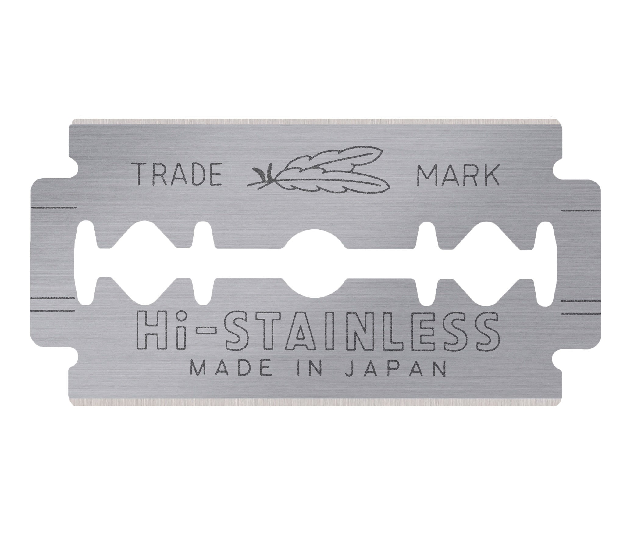 Feather Hi Stainless Double Edge Safety Razor Blades (10pk