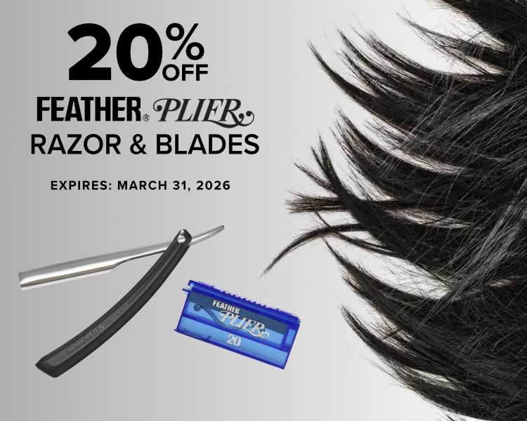 20% Off Feather Plier Razor and Blades - Expires: March 31, 2026