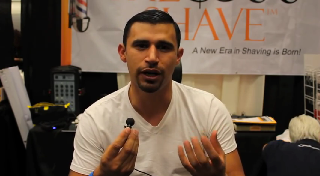 A man prone to in-grown hairs can now get a shave