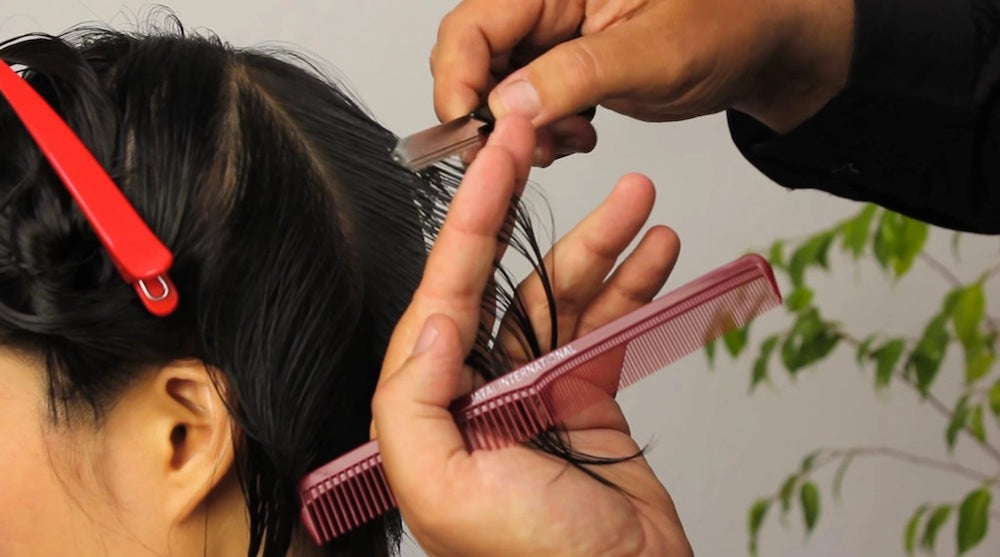 Women's Pixie Haircut - Occipital Razor Cutting Part 2