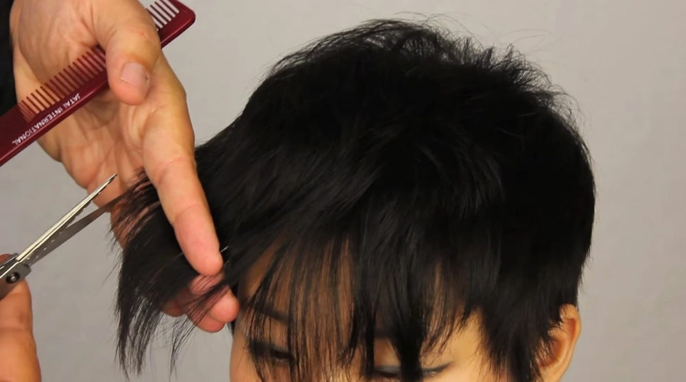 Pixie Haircut for Women - Detailing and Final Look Part 6