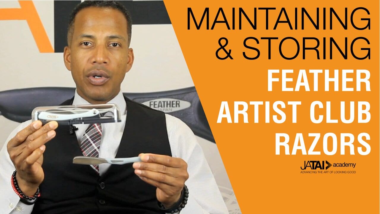 Storing Feather Artist Club Shaving Razors