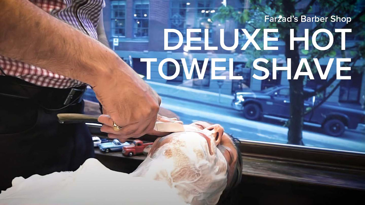 Hot Towel Straight Razor Shave