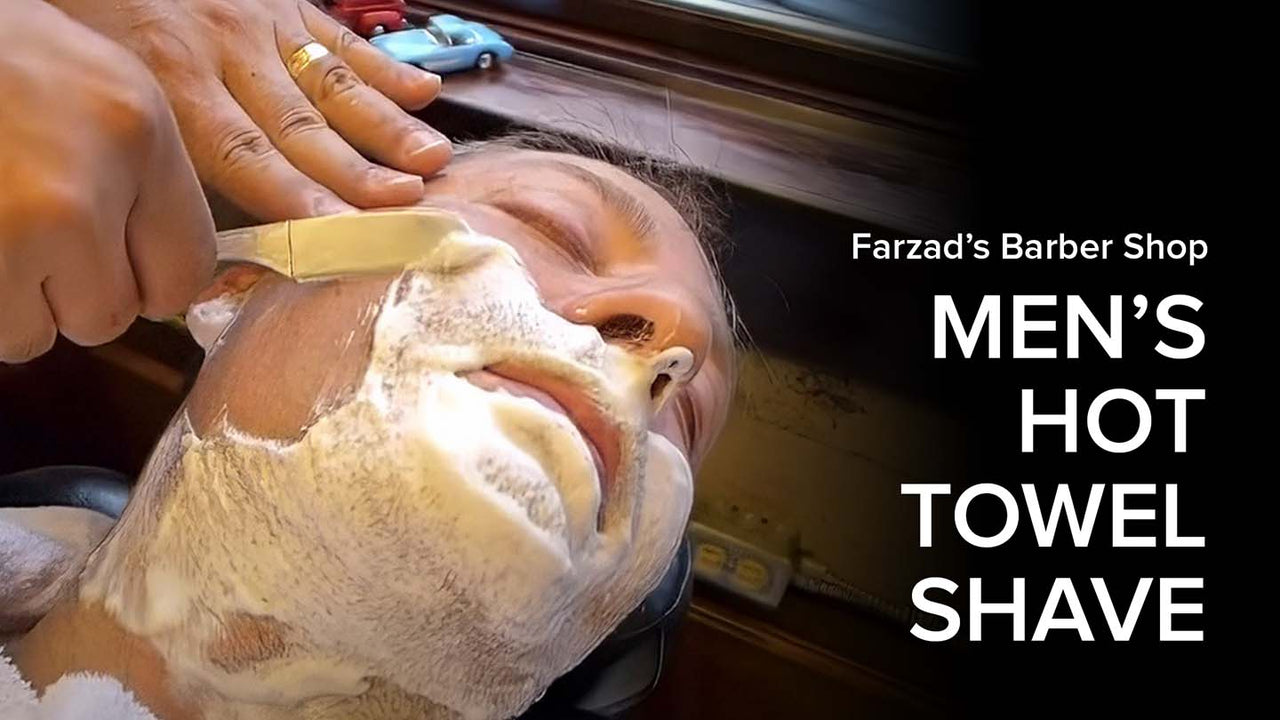 Mens Hot Towel Shave