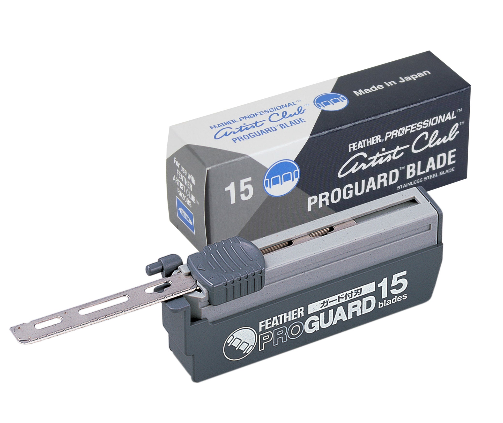 FEATHER PROGUARD ガード付き剃刀 Feather Artist Club Pro Guard Shaving Straight Razor Blades