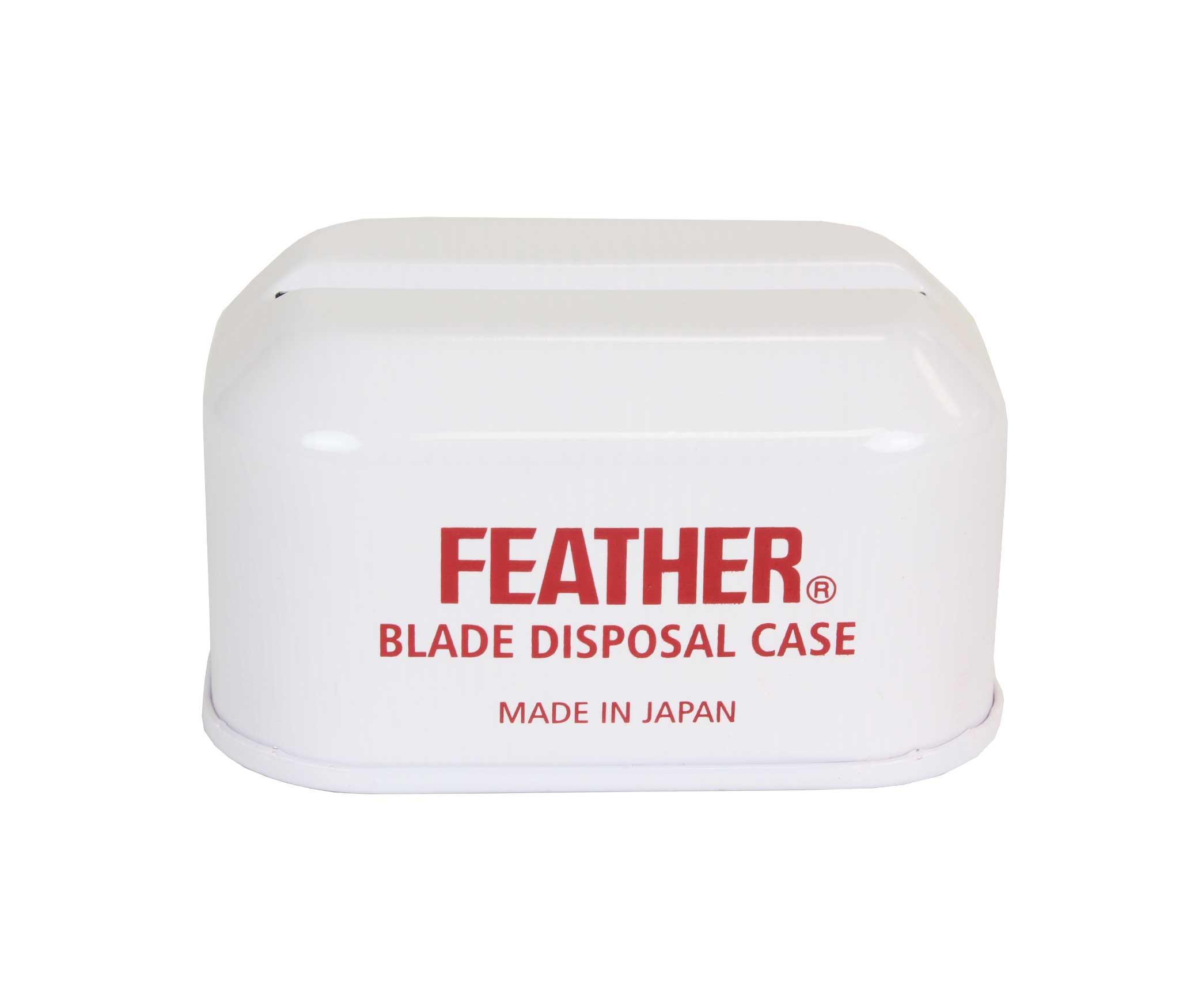 Feather Blade Disposal Case Metal - Front