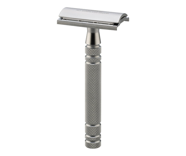 新品FEATHER ALL STAINLESS RAZOR メンズ剃刀 Feather All Stainless Safety Razor Double Edged TAS-D1