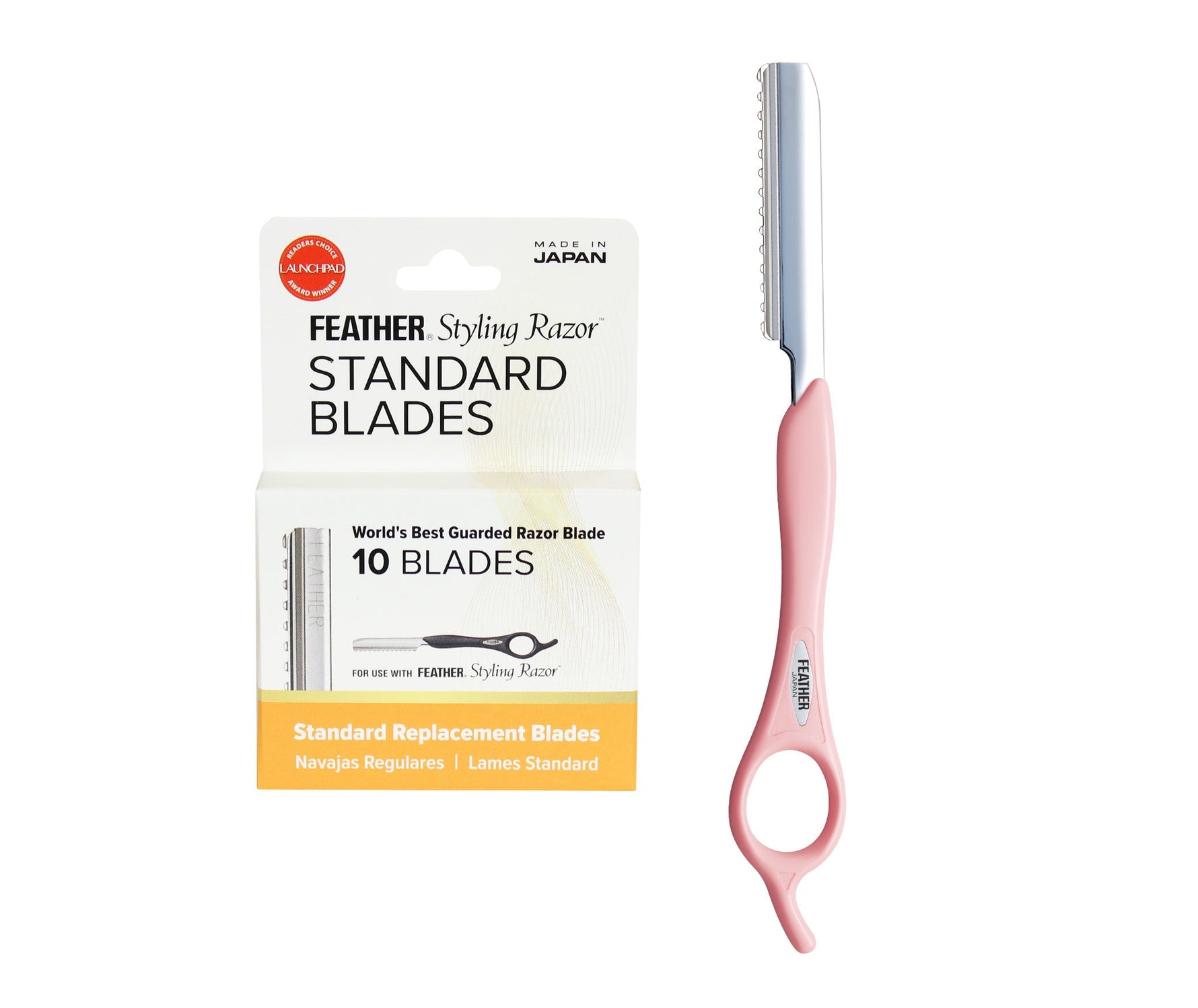 Feather Styling Razor Bundle - Baby Pink