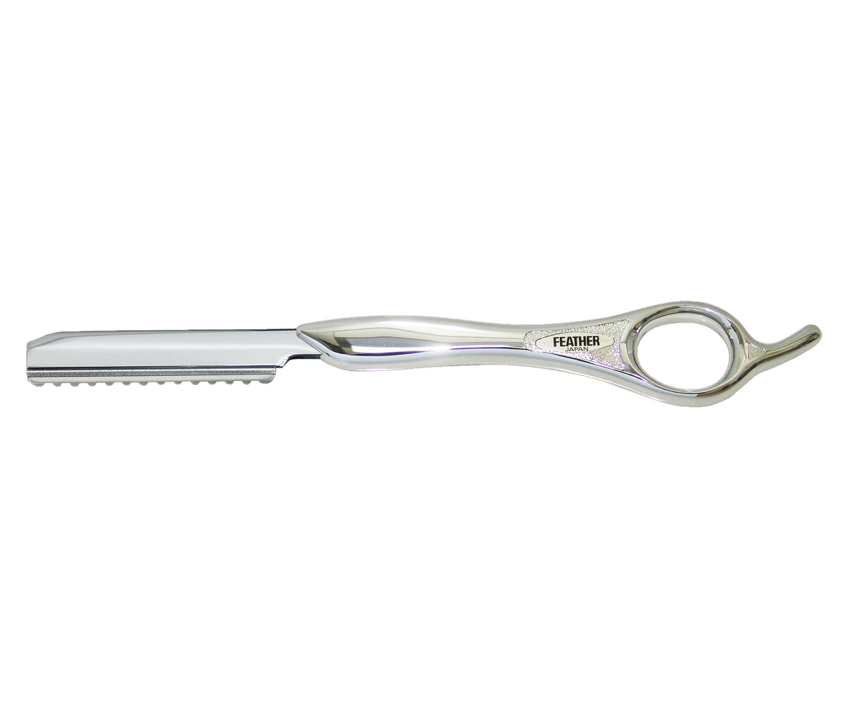 Feather Styling Razor Silver Handle