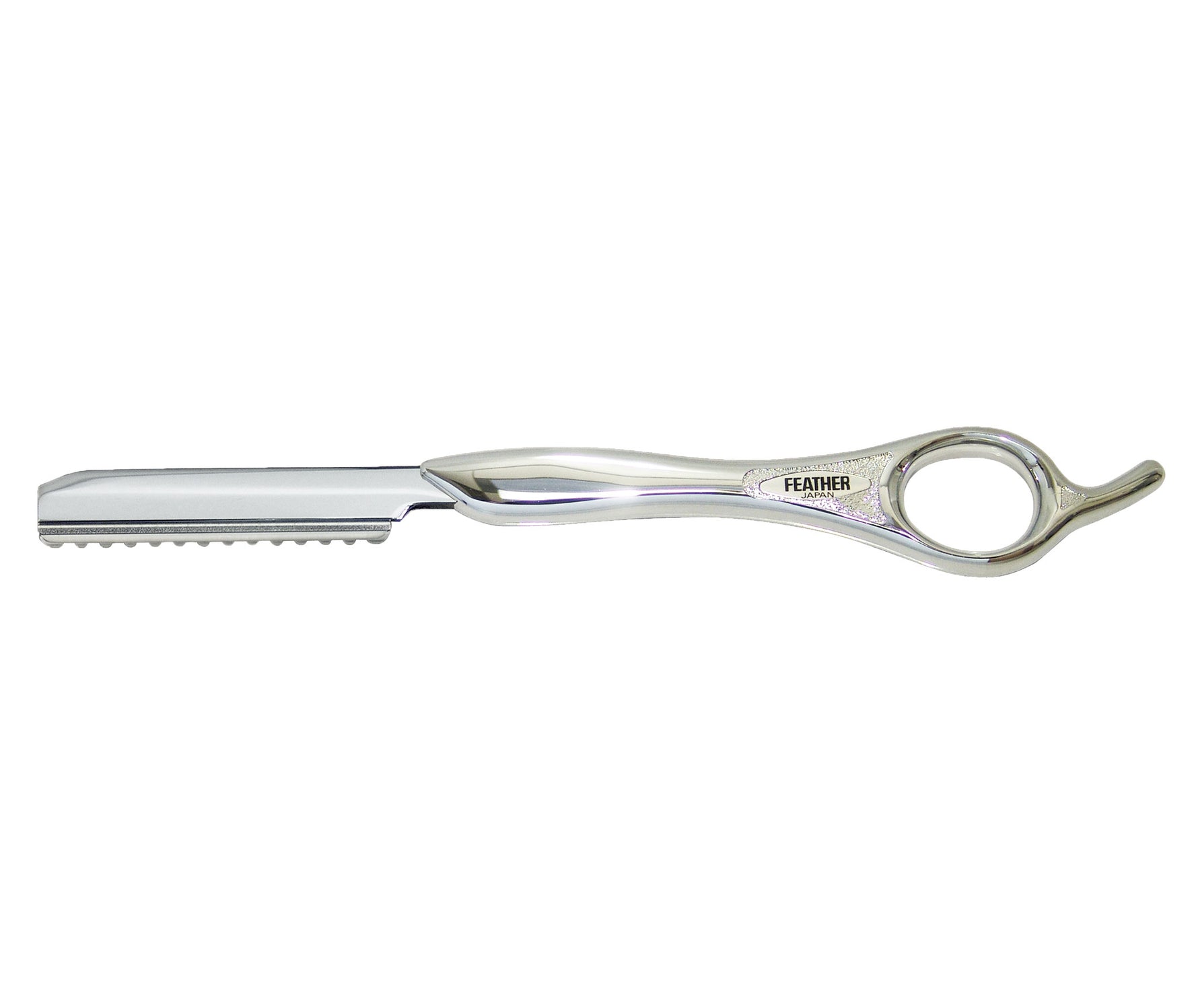 Feather Styling Razor Silver Handle