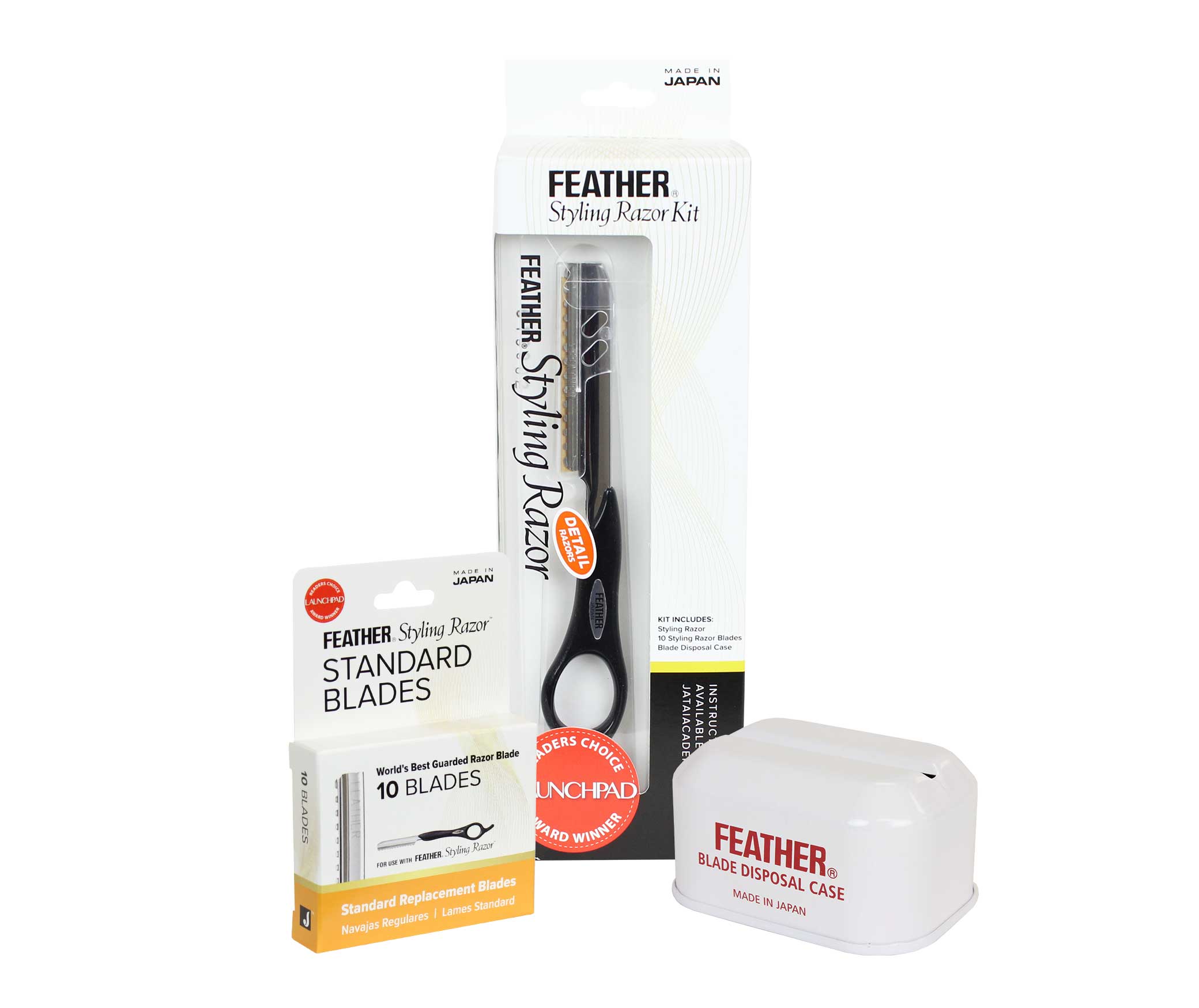 Feather Detail Styling Razor Kit | Jatai International