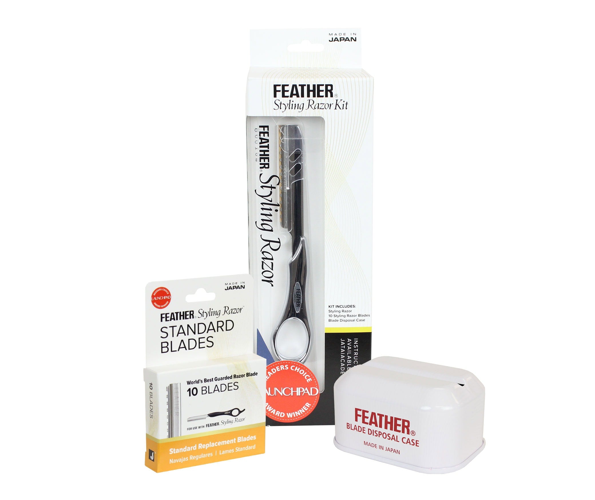 Feather Detail Styling Razor Kit | Jatai International