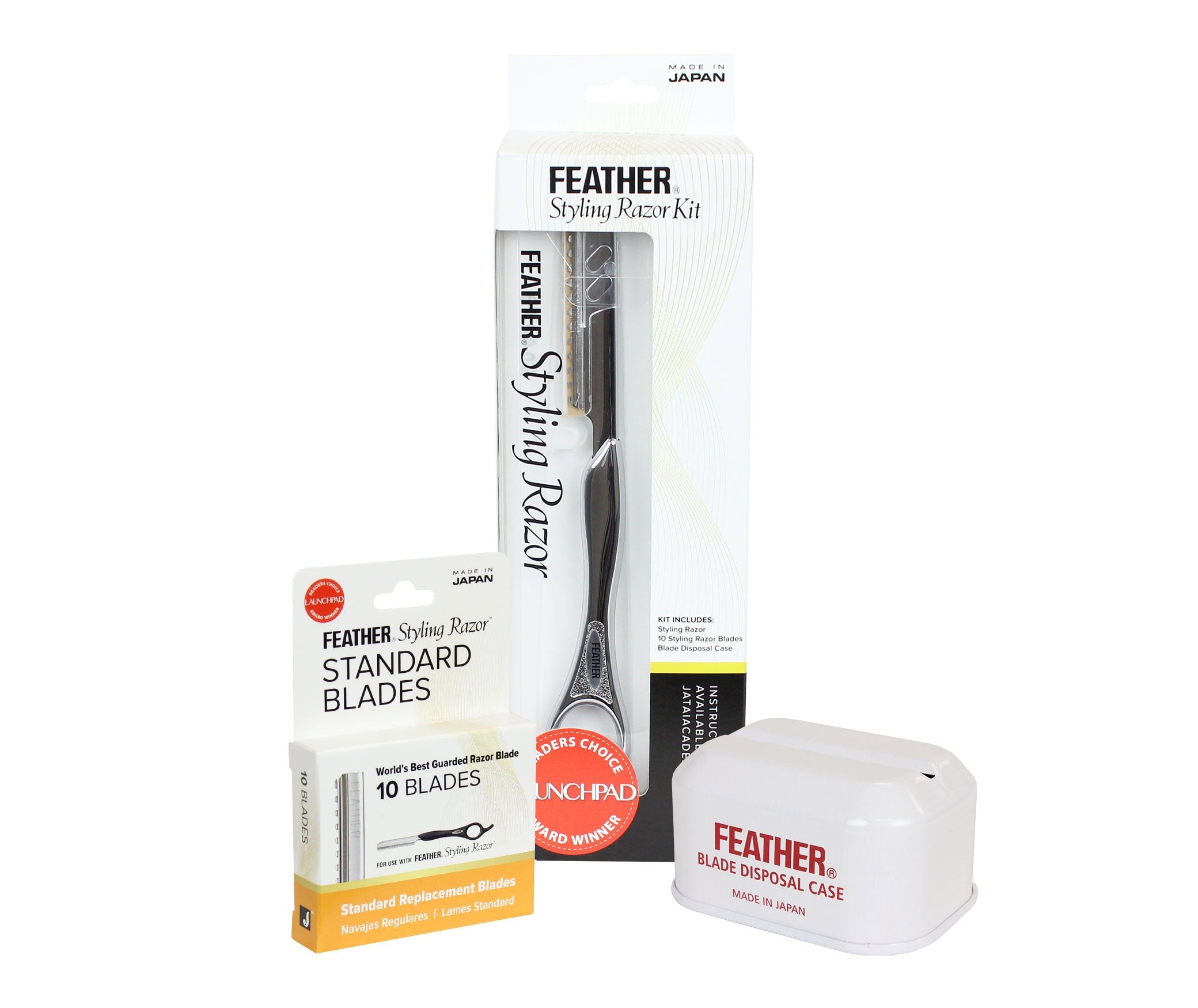 Feather Haircutting Styling Razor Kit | Voted #1 by Pros – Jatai