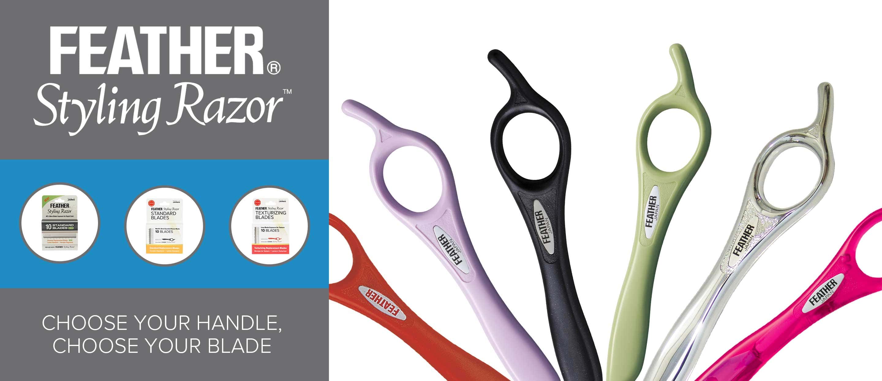 Feather Styling Razors and Blades - Header 1 Desktop