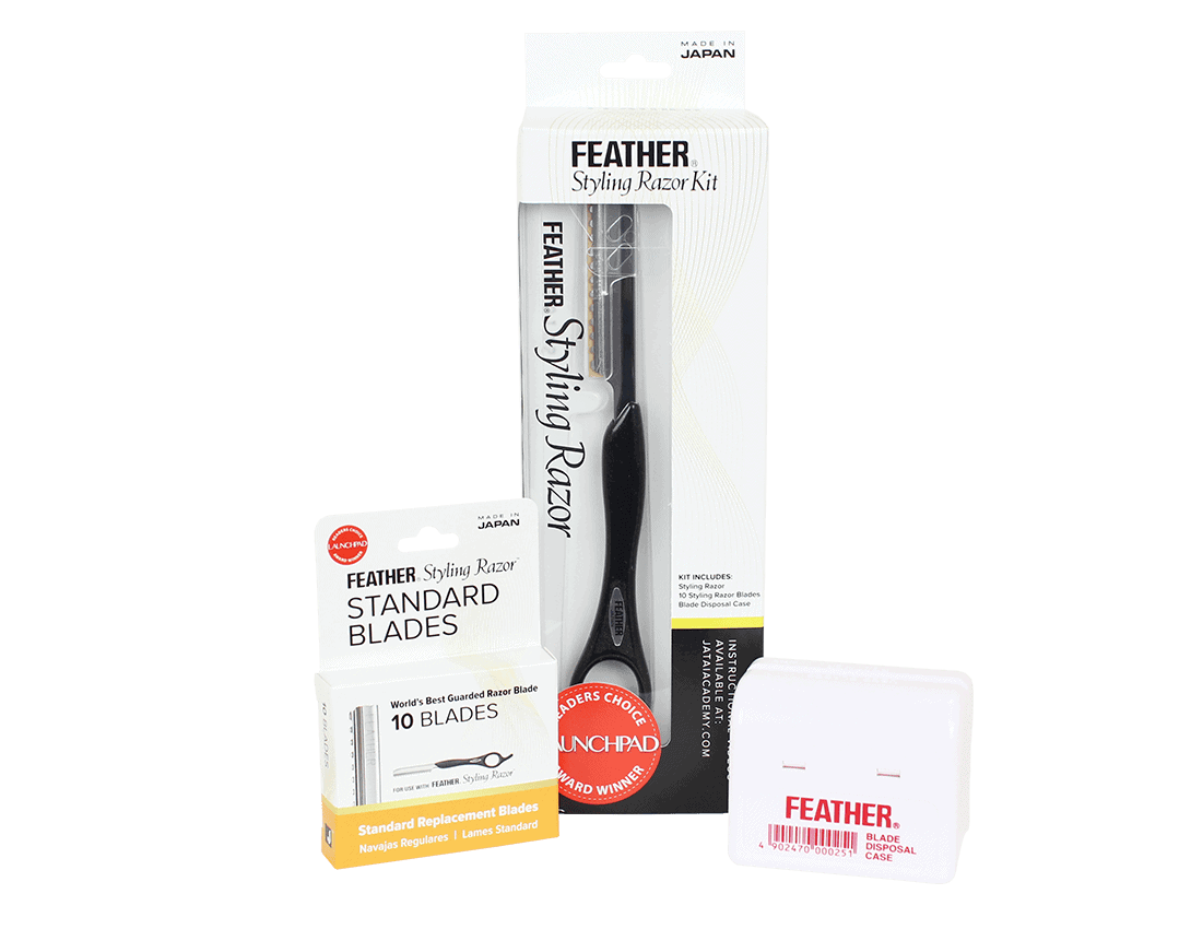 Feather Styling Razors and Blades Landing Page - Kit