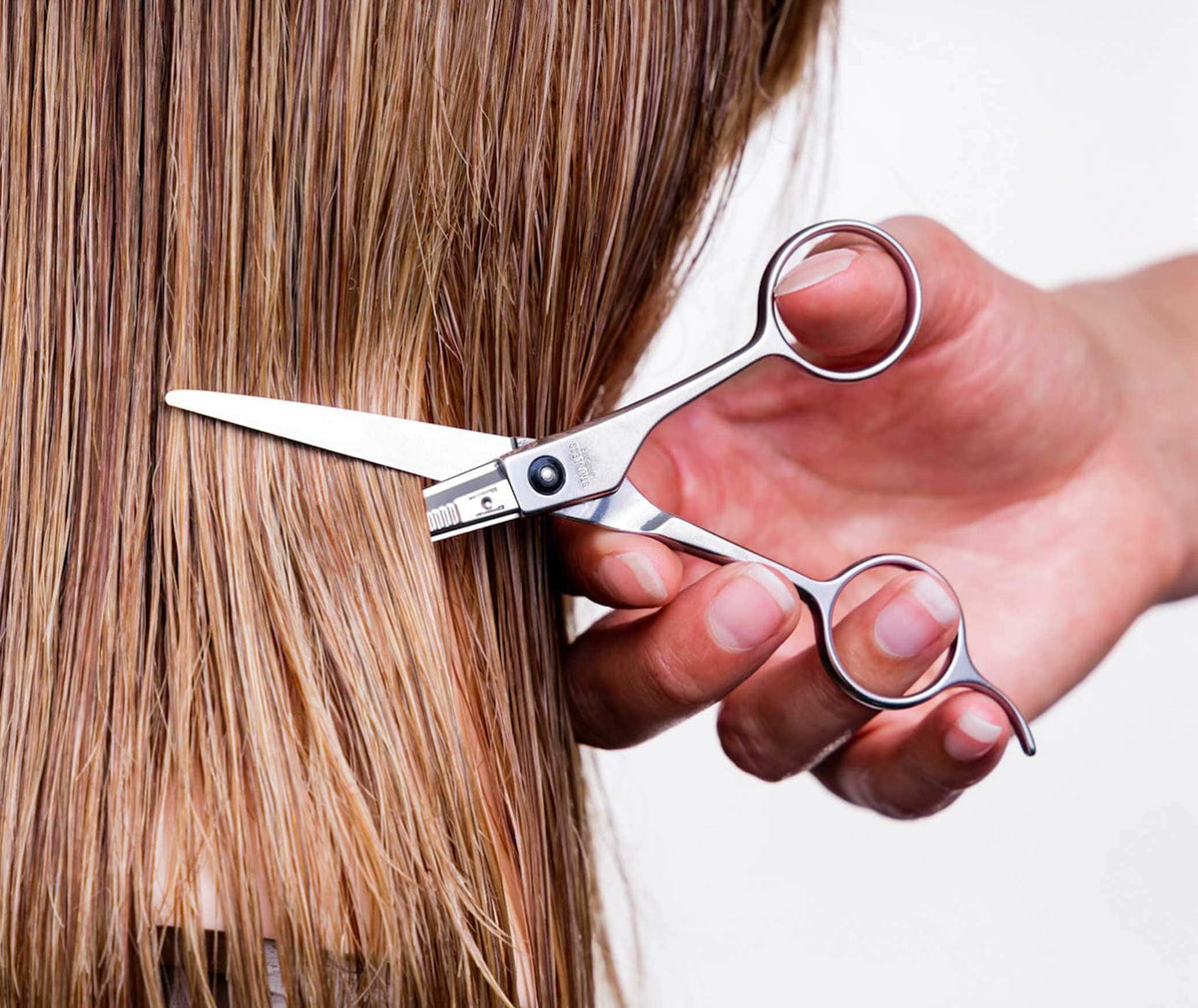 Feather Switch Blade Shears with Tang - cutting hair