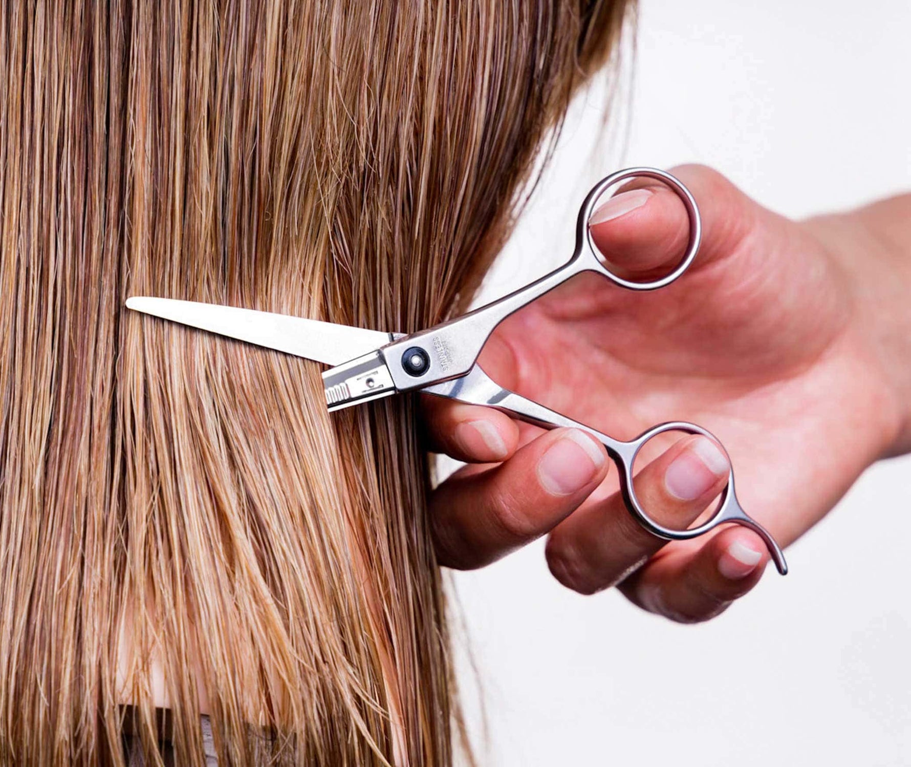 Feather Switch Blade Shears with Tang - cutting hair