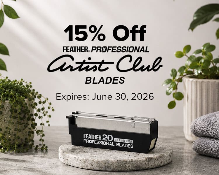 15% Off Feather Artist Club Blades - Expires June 30, 2026