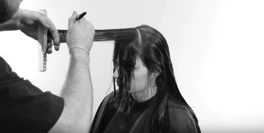 Women's Long Layers Razor Haircut