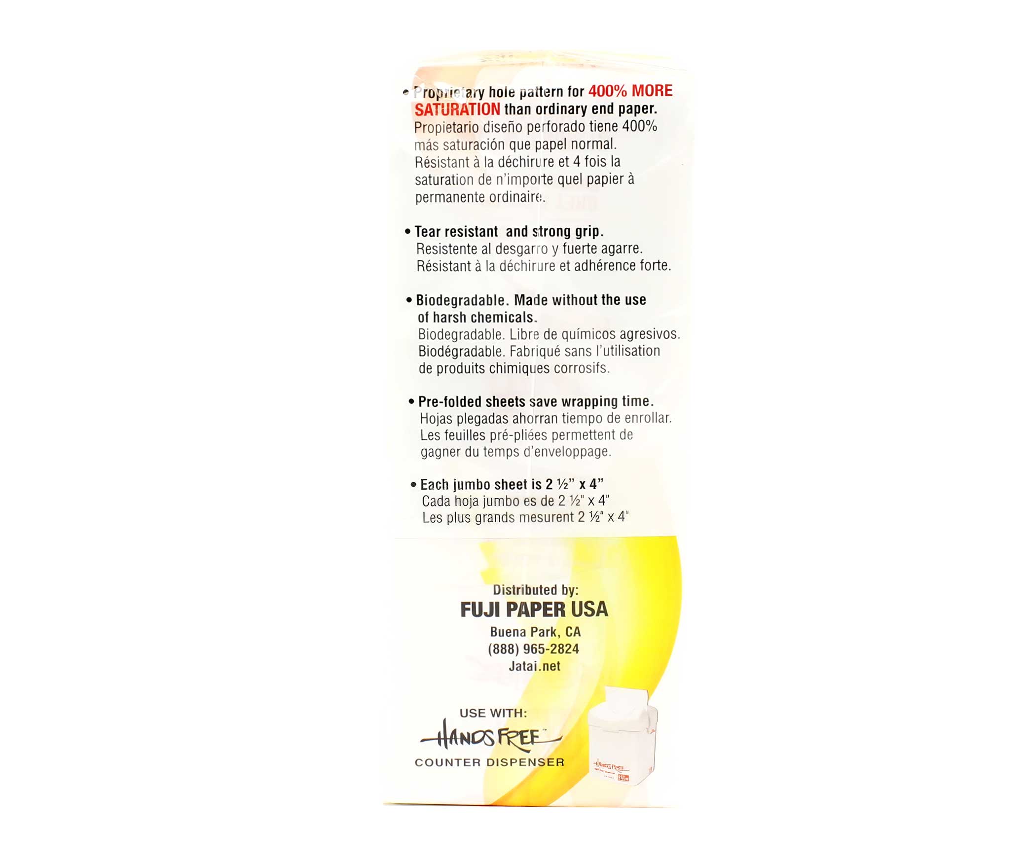 Fuji Perfect End Paper (4pk) | Perm Papers 4x Saturation – Jatai