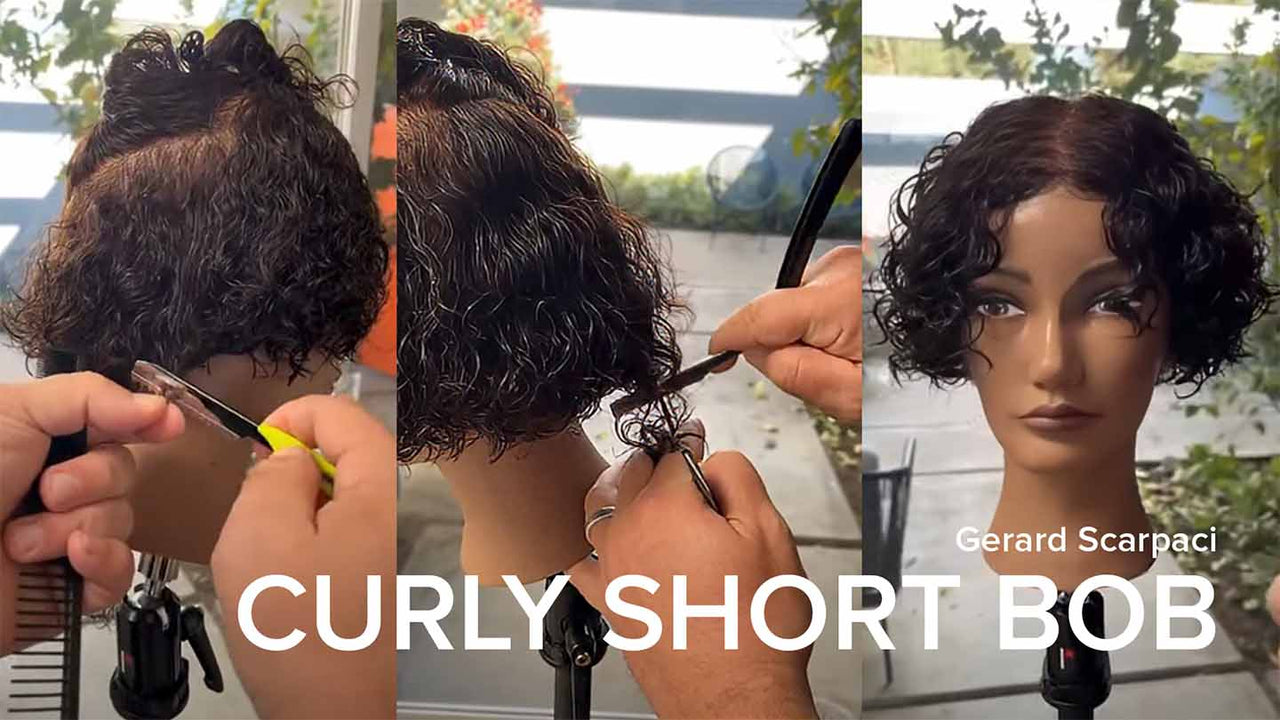 Curly Short Bob
