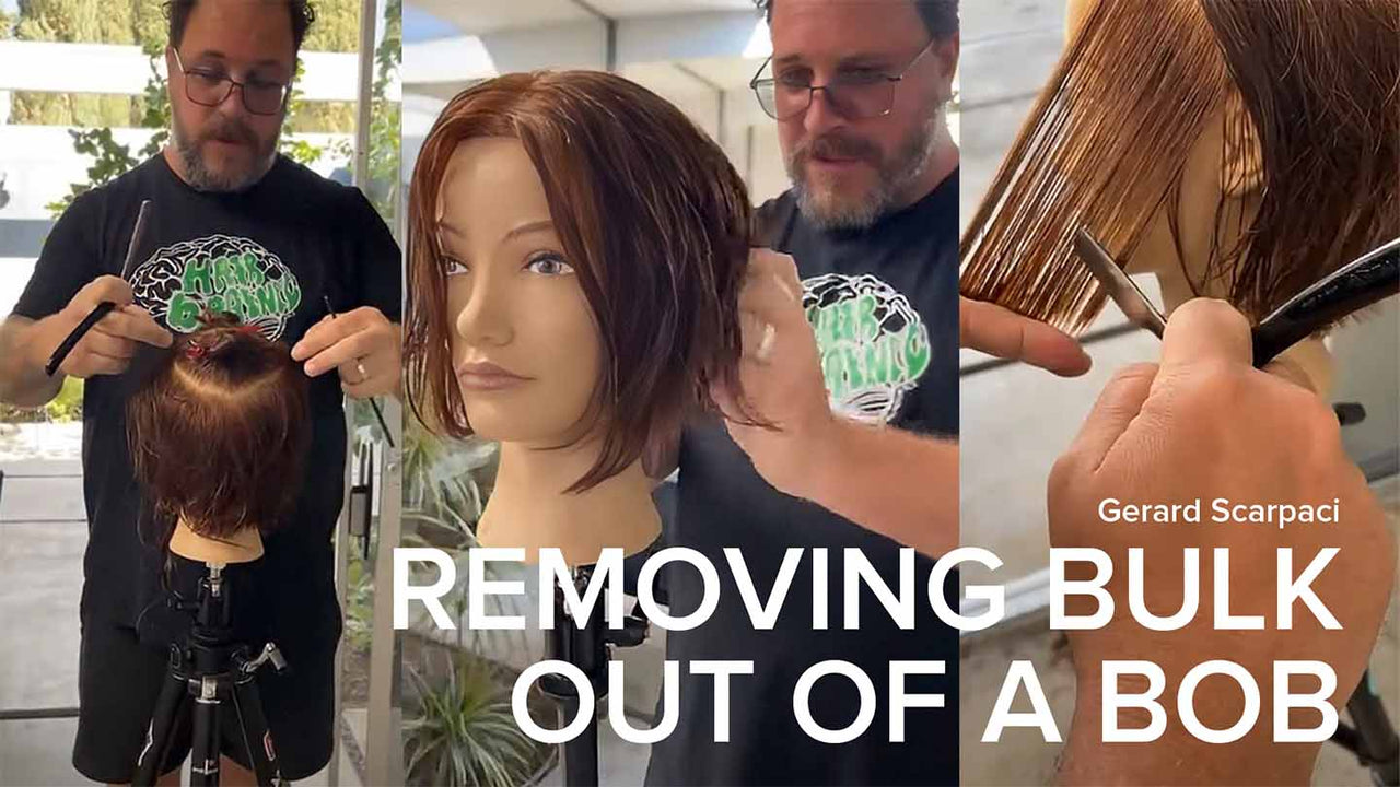 How to Thin Thick Hair