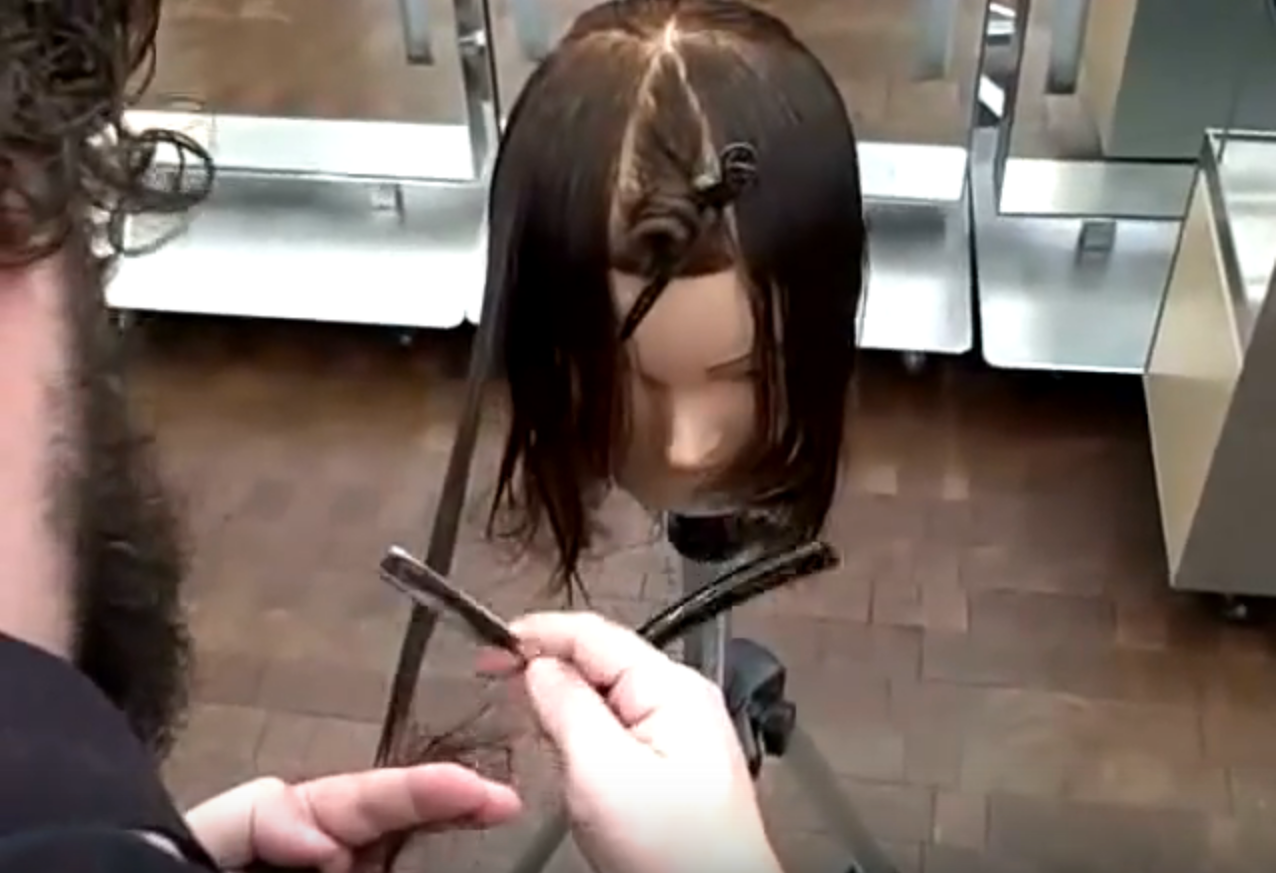 Gerard Scarpaci - Deconstructed Long Layers Haircut with a Plier Razor