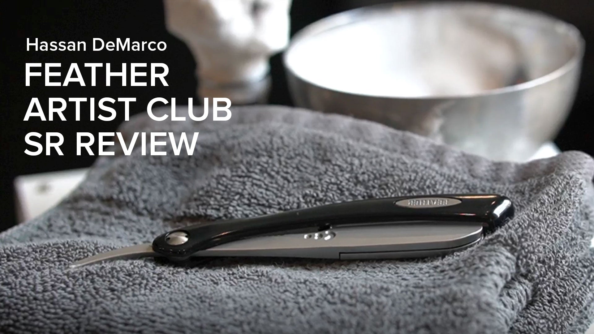 Feather Artist Club SR Folding Razor for Shaving Thick Hair