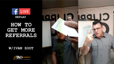 JATAI Facebook Live Replay - How to Get More Referrals