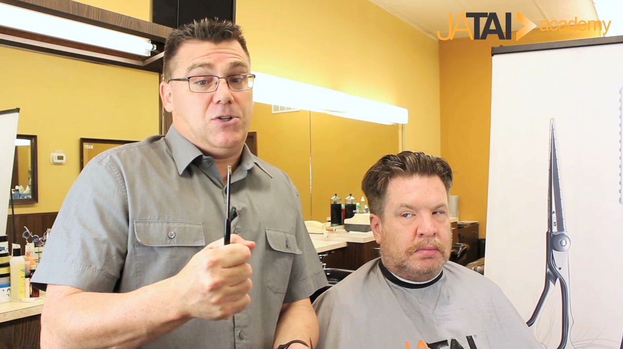 Men's Contemporary Partially Disconnected Haircut - Razor Cutting Part 2