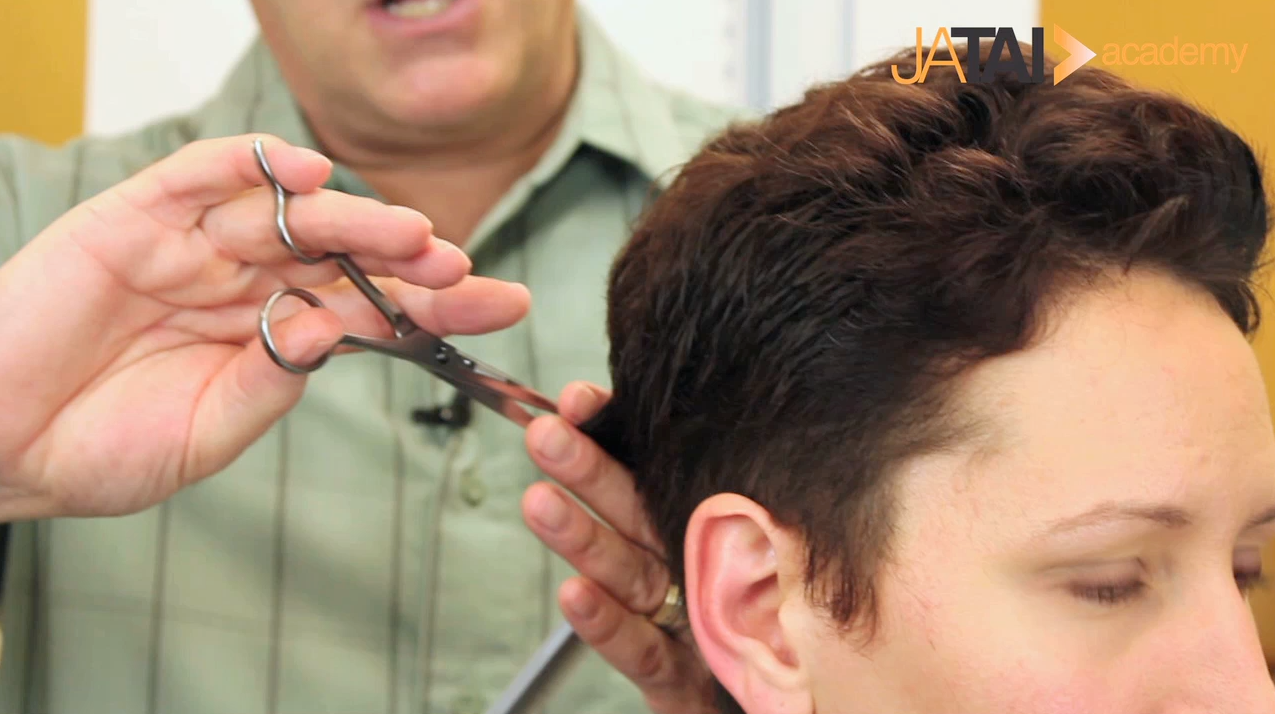 Women's Short Curly Haircut - Polishing the Perimeter with the Interior Part 3