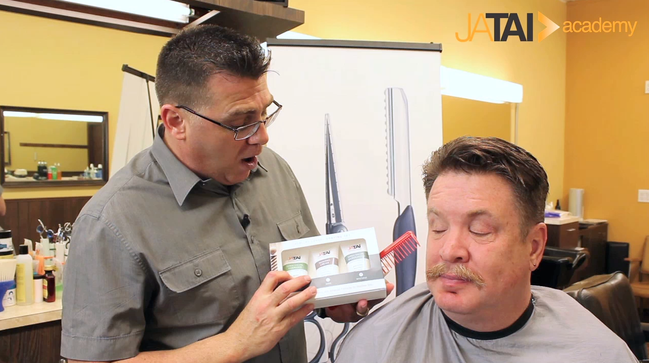 Men's Contemporary Partially Disconnected Haircut - Mustache Grooming Part 5