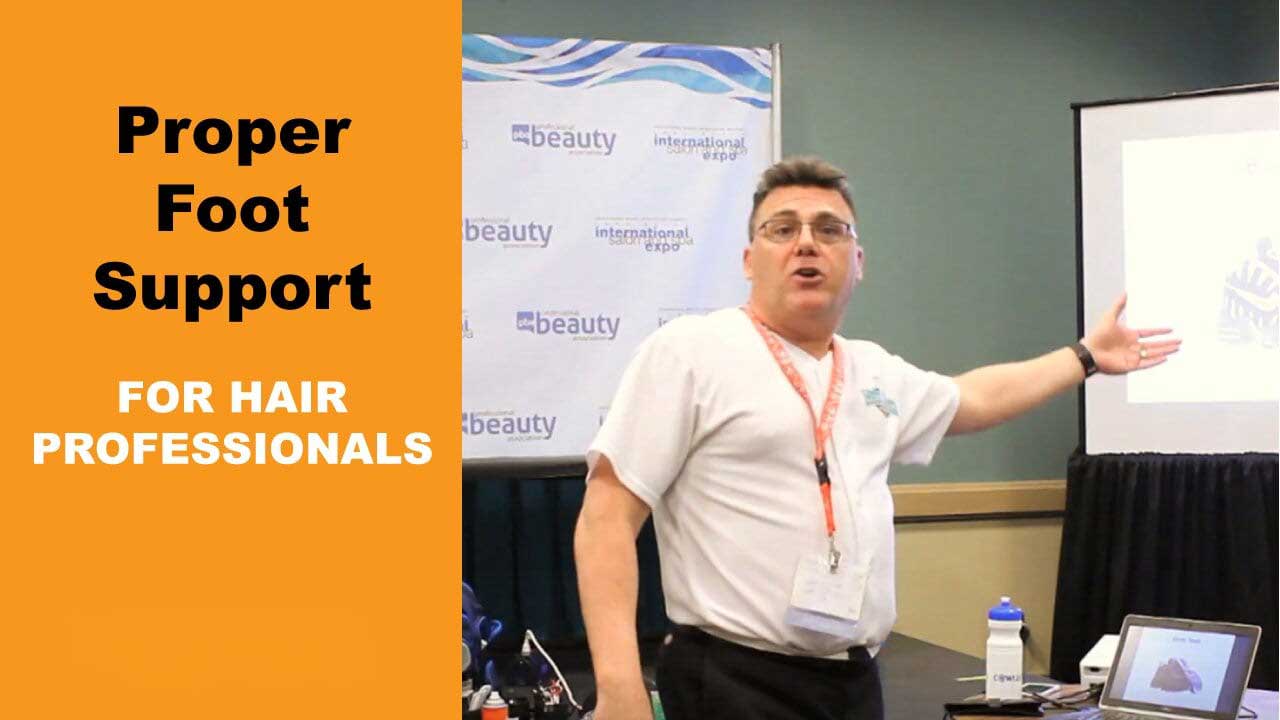 Foot Support for Hair Professionals