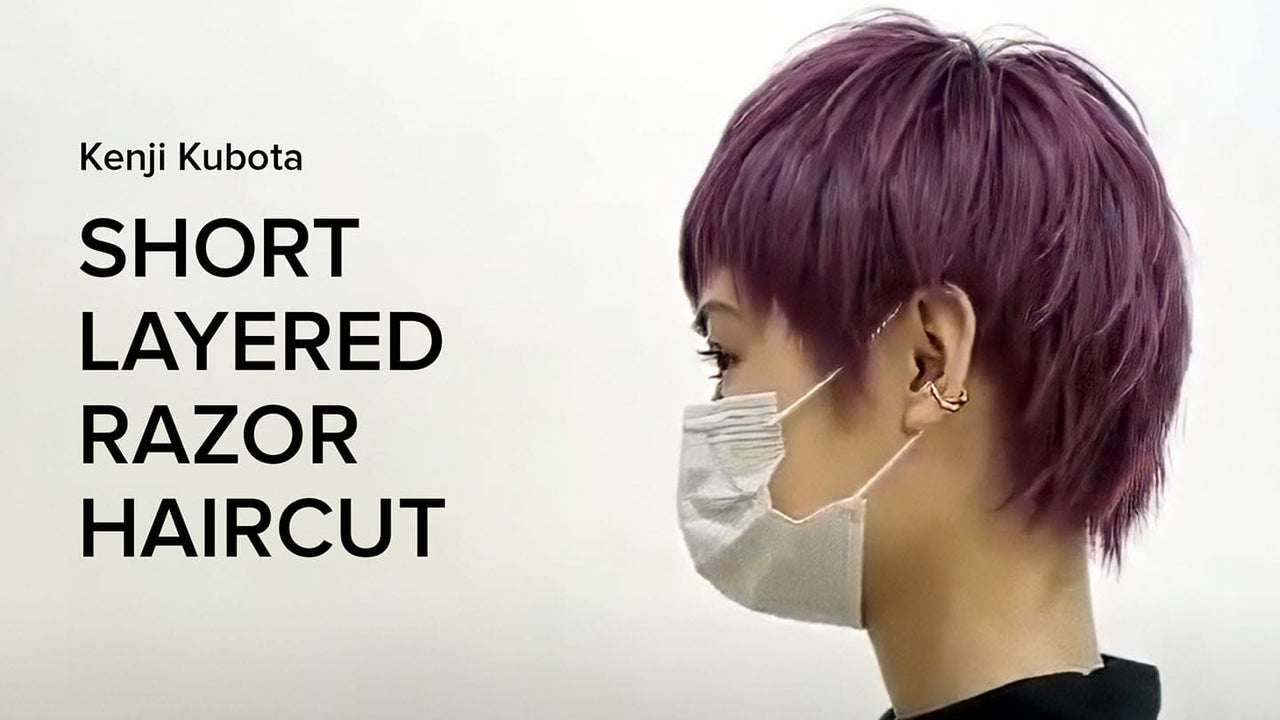 Short Layered Haircut with Bangs