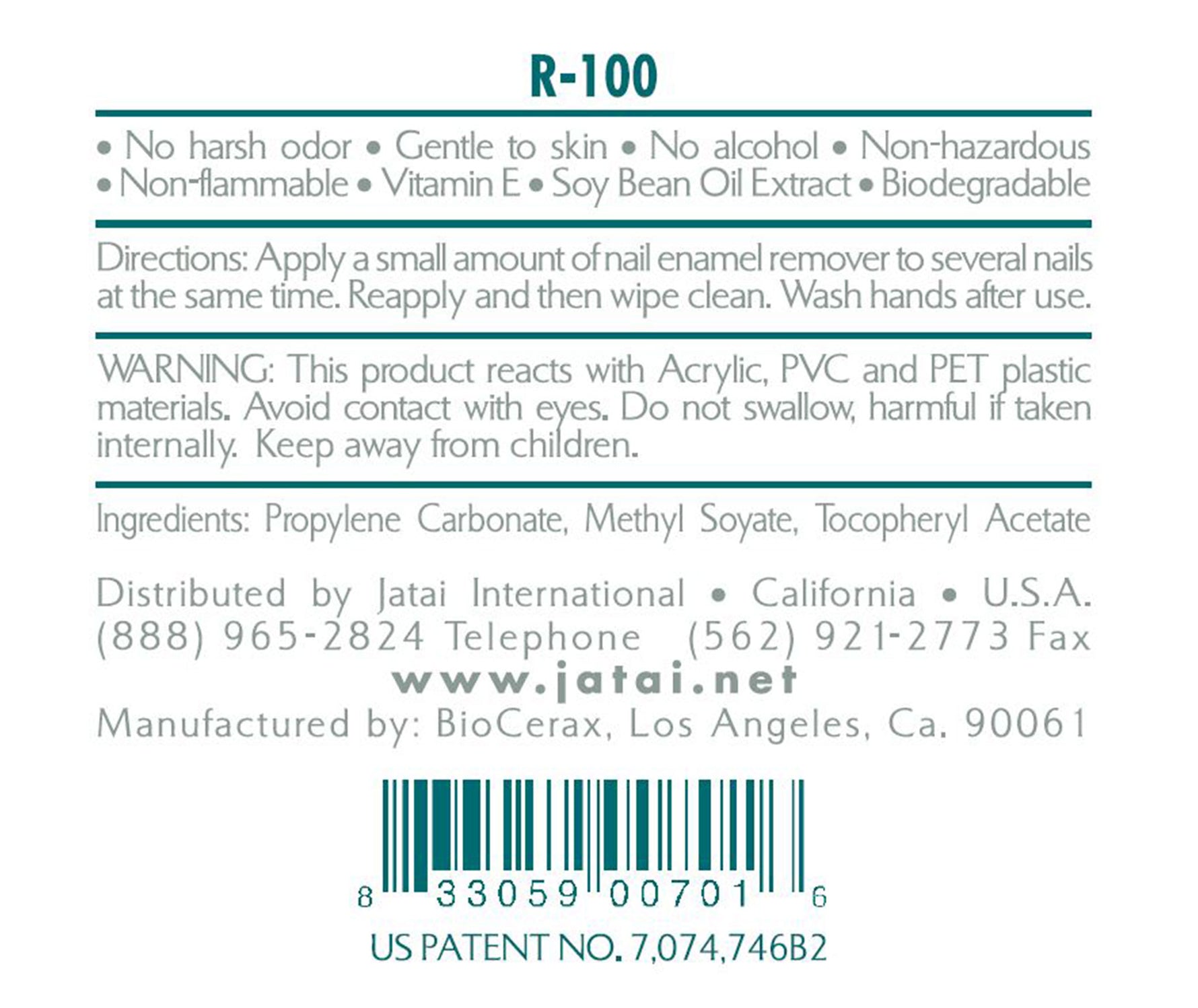 Rentner Acetone Free Nail Polish Remover