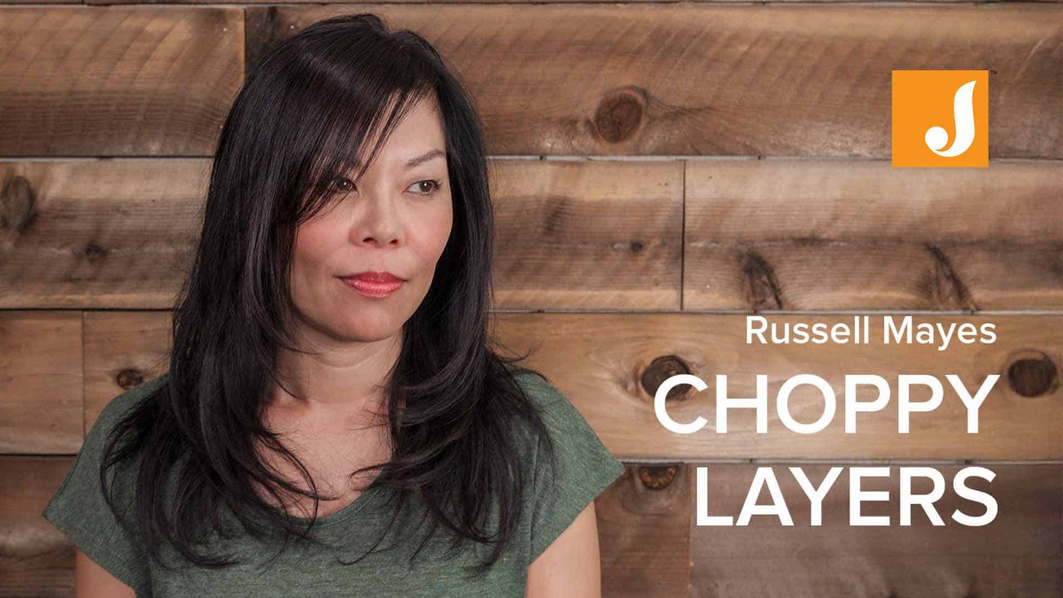 choppy textured haircut