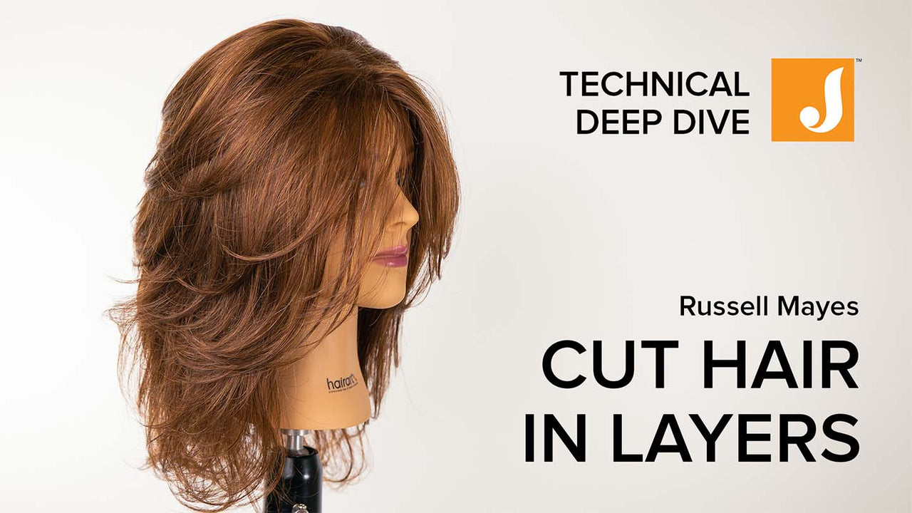 How to Cut Hair in Layers with Scissors