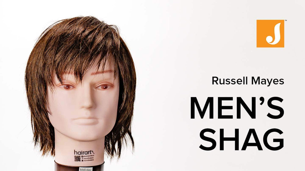 Medium Length Razored Mens Shag Haircut Tutorial