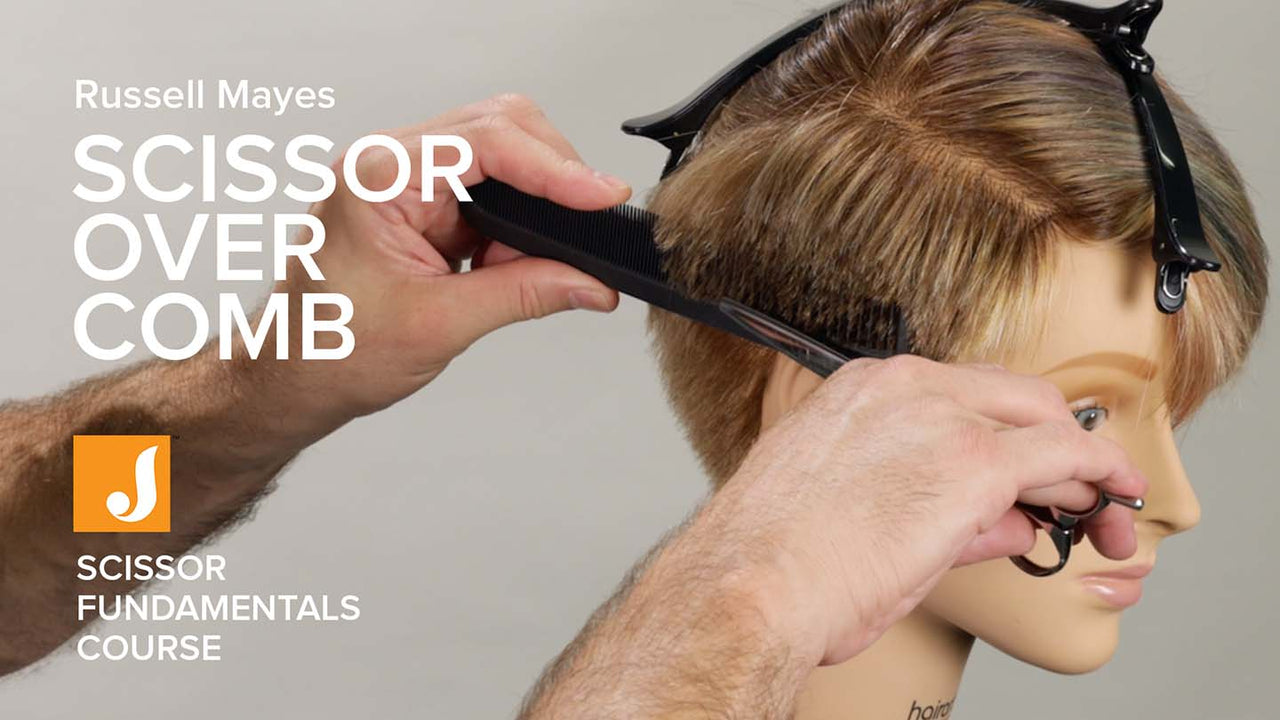 Scissor Over Comb Haircut