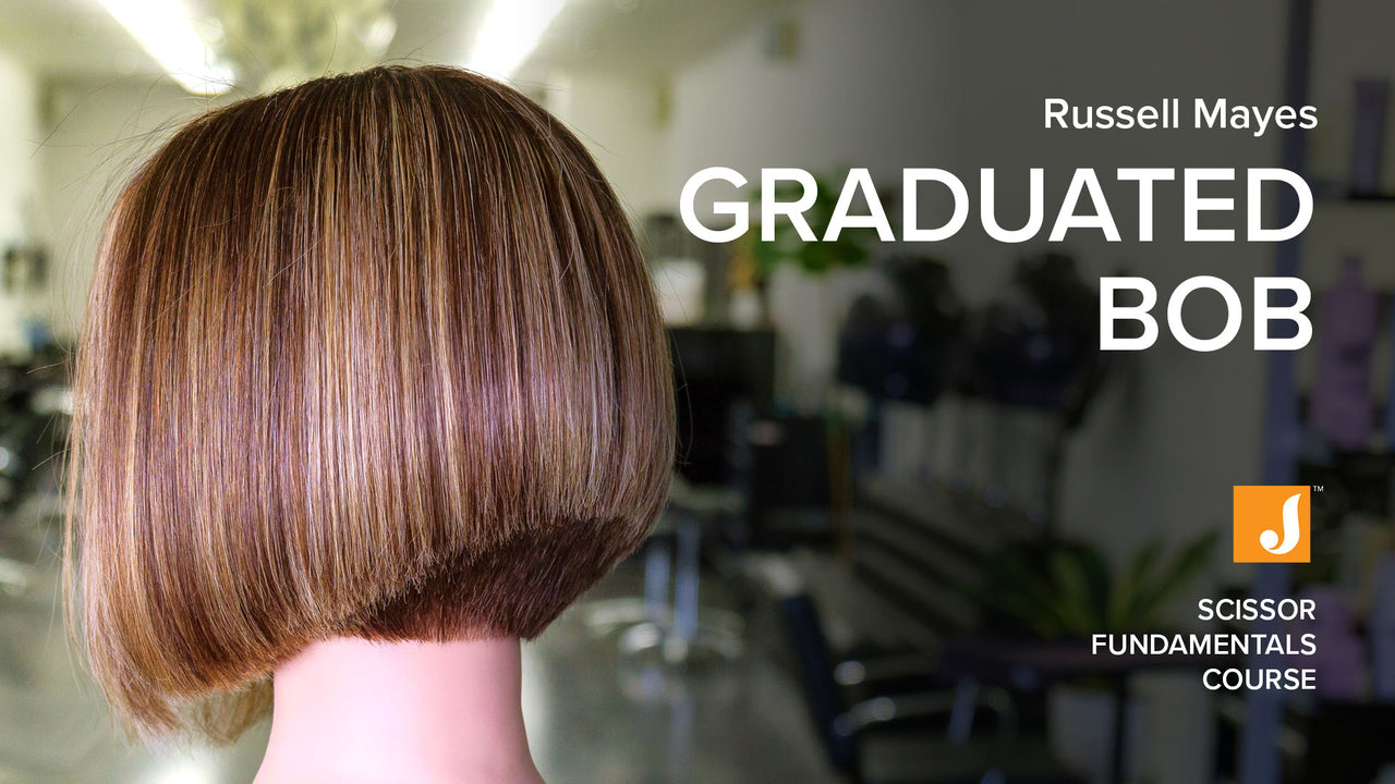 Russell Mayes - Scissor Fundamentals Course - Graduated Bob