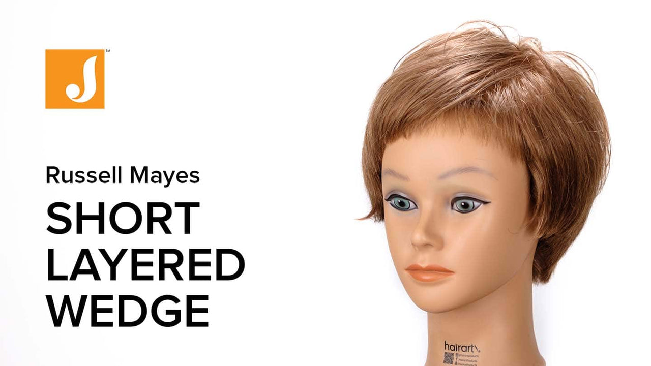 Short Layered Wedge Haircut