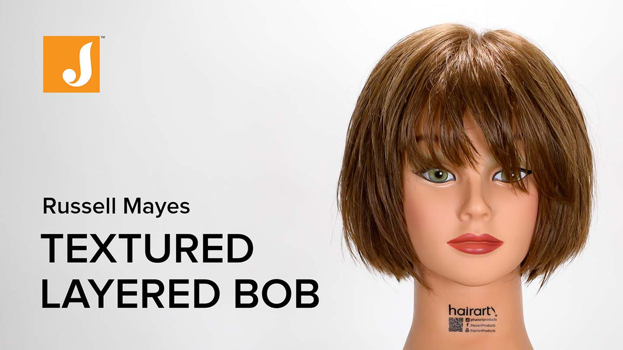 Textured Bob with Bangs