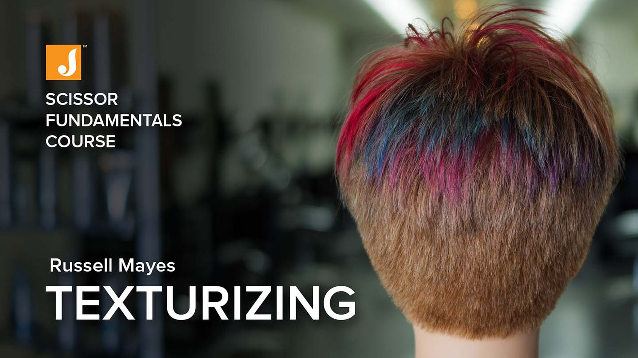 Texturizing Hair with Scissors