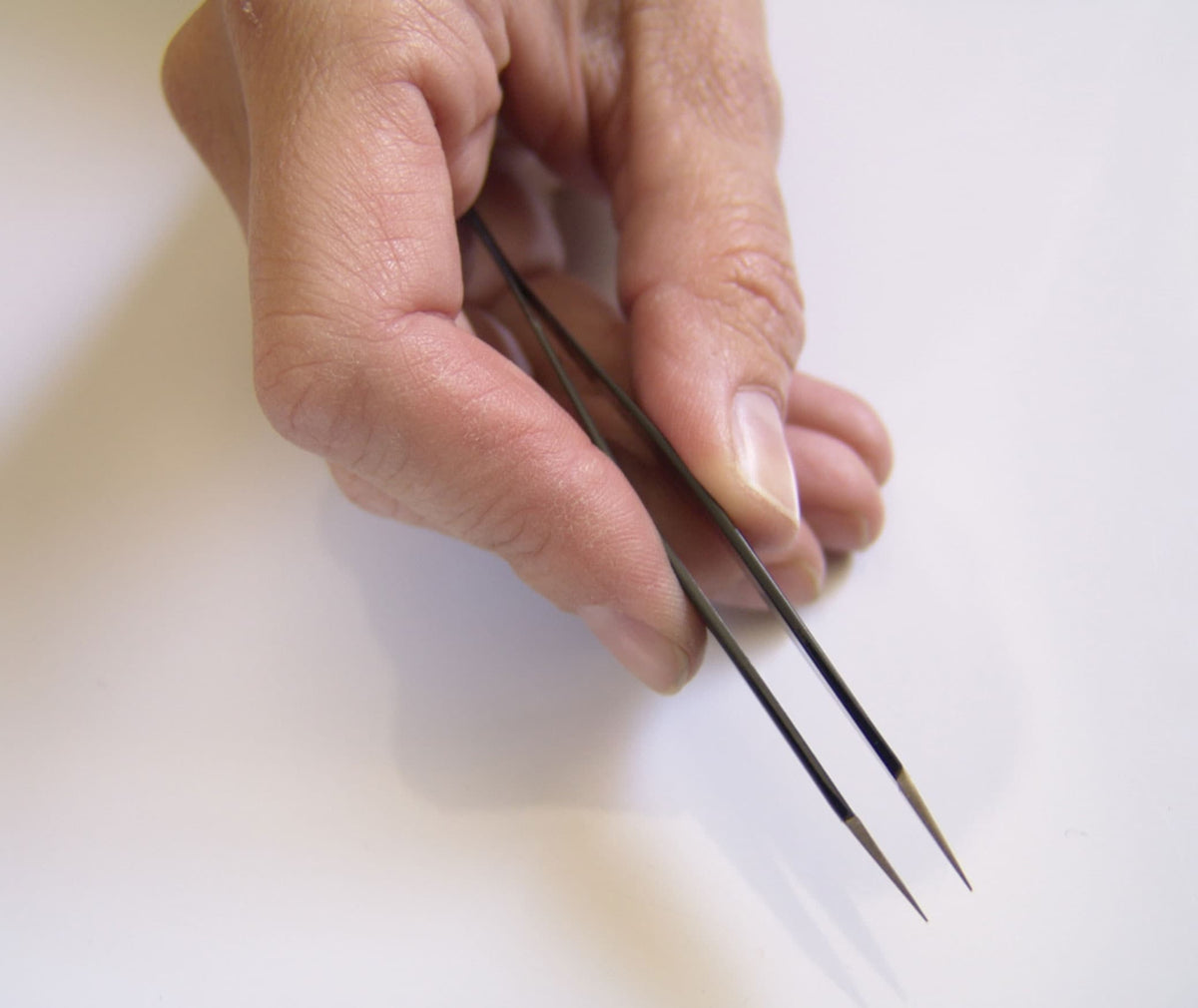 Seki Edge Black Stainless Steel Pointed Tip Tweezers (SS-501) - made in Japan