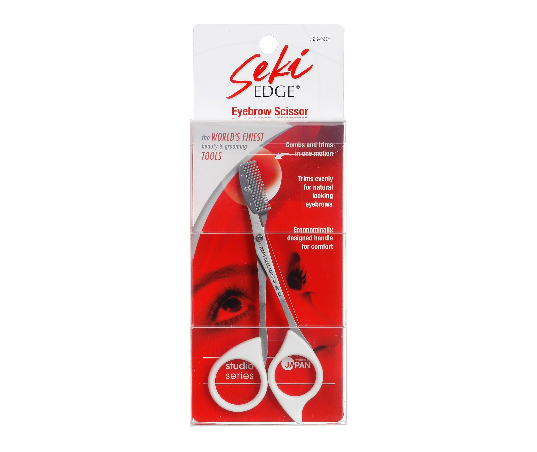Seki Edge Eyebrow Comb Scissors (SS-605) | Made in Japan – Jatai