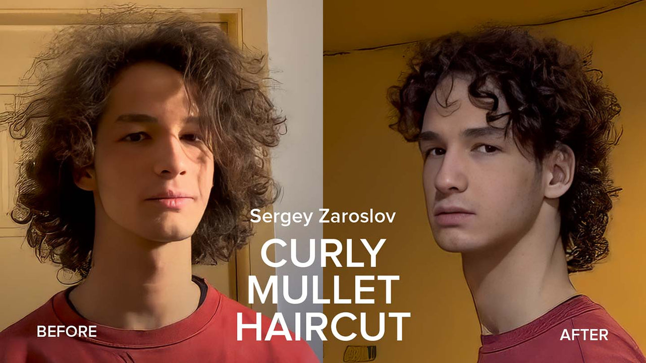 Curly Haired Mullet