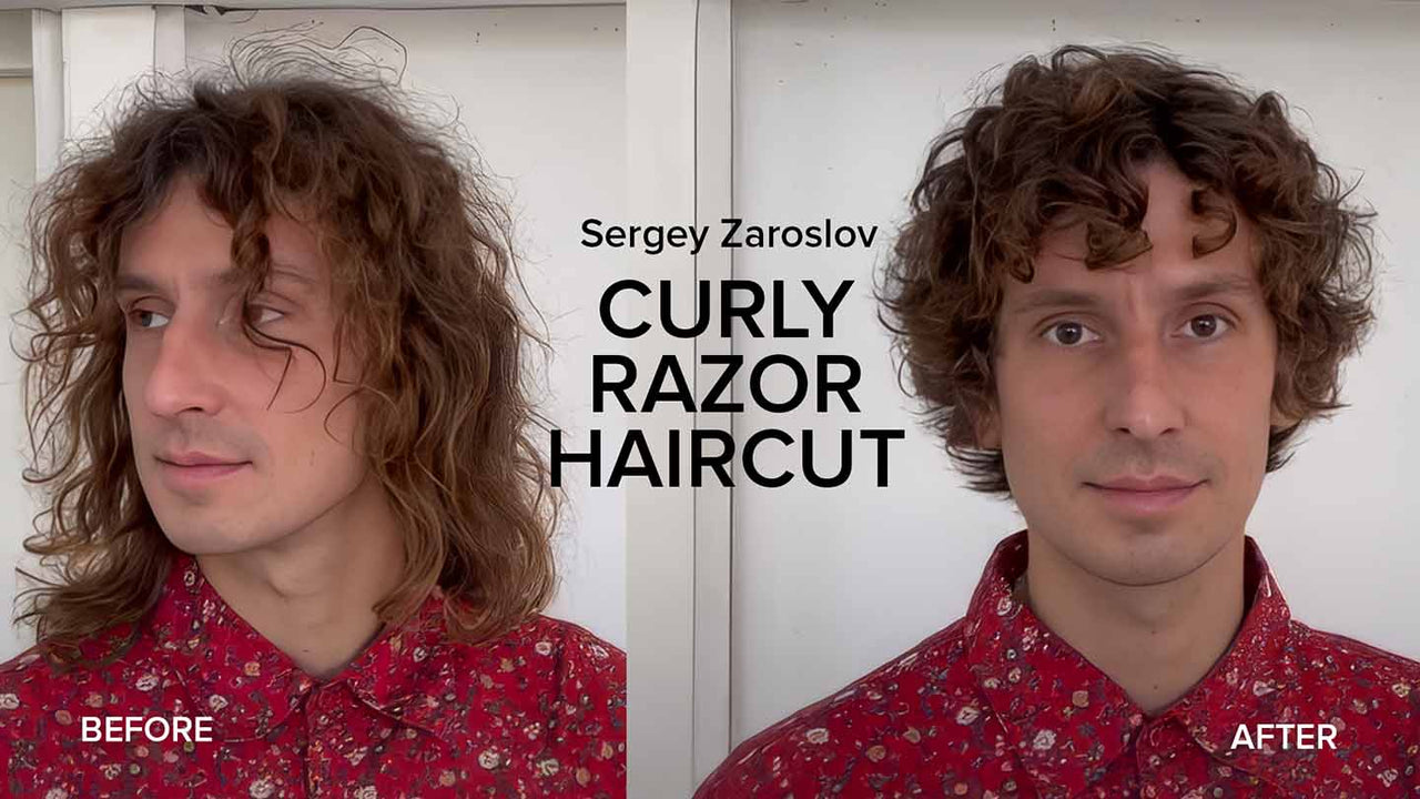Curly Hair Razor Cut